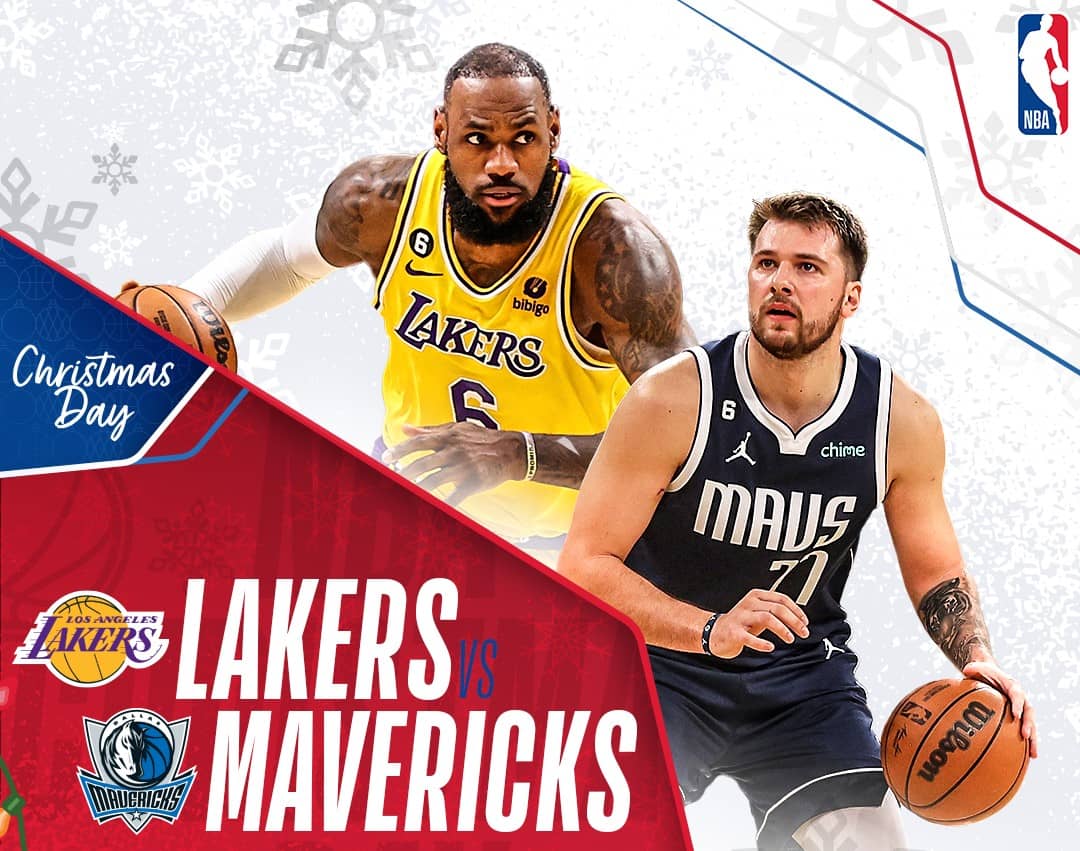 Gana un NBA 2K23 partido Navidad Lakers Mavericks